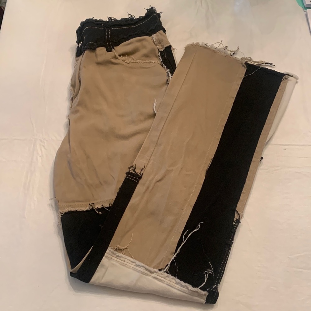 Super Cute Patchwork Jeans. Size M.